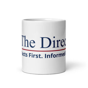 The Directory News white glossy mug